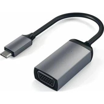 Satechi Μετατροπέας USB-C male σε VGA female Γκρι 1τμχ ST-TCVGA ST-TCVGAM