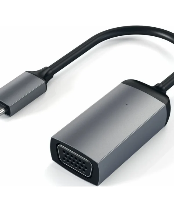 Satechi Μετατροπέας USB-C male σε VGA female Γκρι 1τμχ ST-TCVGA ST-TCVGAM