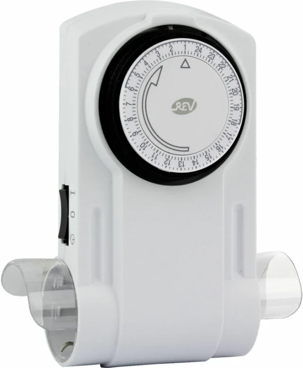 REV Mecanical Timer 2-fold Μηχανικός Χρονοδιακόπτης Πρίζας Ημερήσιος 0025600103