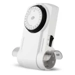 REV Mecanical Timer 2-fold Μηχανικός Χρονοδιακόπτης Πρίζας Ημερήσιος 0025600103 - Image 2