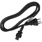 Keine Marke - IEC C5 Cable 1.8m Μαύρο CB-3-S