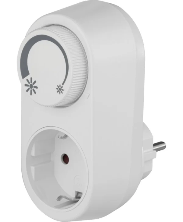 REV LED Dimmer Μονόπριζο με Διακόπτη 0020270112