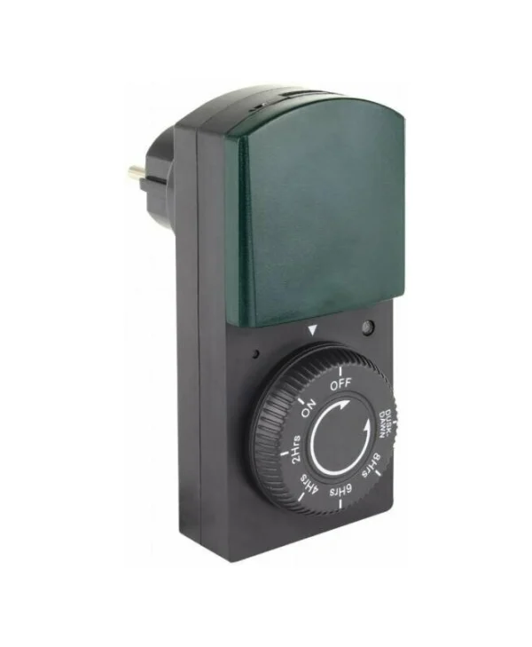 REV Timer With Dawn Automatic IP44 Μηχανικός Χρονοδιακόπτης Πρίζας Ημερήσιος με Δυνατότητα Αντίστροφης Μέτρησης Εξωτερικού Χώρου IP44 0025720502