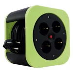 REV Cable Box S S-Box Green 10m Μπαλαντέζα Καρούλι Κλειστού Τύπου 4 Θέσεων με Καλώδιο 10m Διατομή 3 x 1.5mm² και Γείωση 0010012400 - Image 2