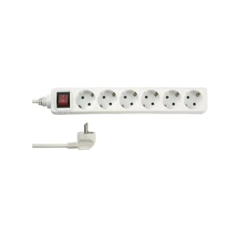 REV Πολύπριζο 6 Θέσεων με USB-A, Διακόπτη και Καλώδιο 1.4m 512360555