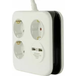 REV Πολύπριζο 3 Θέσεων με 2 USB-A, USB-C και Καλώδιο 1.4m 0012378109 - Image 3