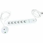 REV Multiple socket outlet 1,5m 6-fold control switch Πολύπριζο 6 Θέσεων με Διακόπτη 00251201
