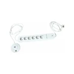REV Multiple socket outlet 1,5m 6-fold control switch Πολύπριζο 6 Θέσεων με Διακόπτη 00251201 - Image 2