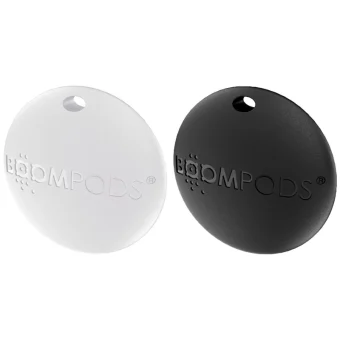 Boompods BoomTag Apple Find My Black & White 2τμχ Επαναφορτιζόμενο TUPAC1