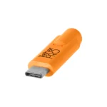 Tether Tools TetherPro USB 2.0 Cable USB-C male - mini USB-B Πορτοκαλί 4.60m CUC2415-ORG - Image 2