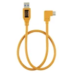 Tether Tools Angle (90°) / Regular USB 3.0 Cable USB-C male - USB-A Πορτοκαλί 0.5m TET-CUCRT02-ORG