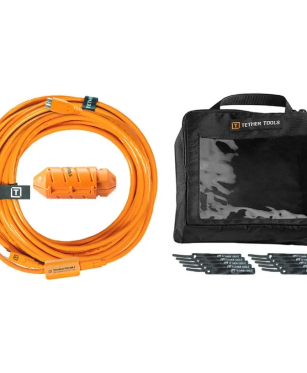 Tether Tools USB 2.0 Cable USB-C male - micro USB-A Πορτοκαλί 9.4m CUC31B-ORG
