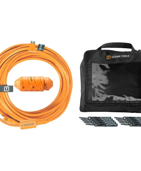 Tether Tools USB 2.0 Cable USB-C male - USB-C Πορτοκαλί 9.4m CUC31RB-ORG