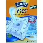 Swirl Y101 Σακούλες Σκούπας 4τμχ Συμβατή με Σκούπα AEG / Dirt Devil / Samsung 188123