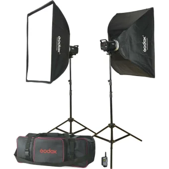 Godox MS200-F Studio Kit Φωτισμού 5600K 200W MS200-F Kit