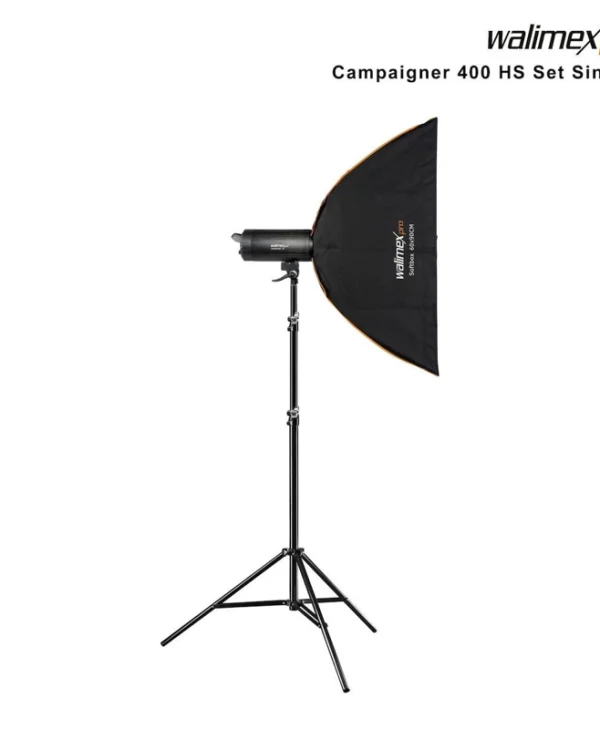 Walimex Campaigner 400 HS Set Single Kit Φωτισμού για Studio 1023381