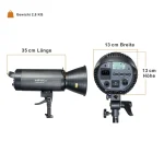 Walimex Campaigner 400 HS Set Double Kit Φωτισμού για Studio 1023382 - Image 3
