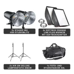 Walimex 400 HSS Set Double Kit Φωτισμού για Studio 1023386 - Image 4