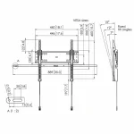 Vogel's 7047100 Βάση Τηλεόρασης Τοίχου έως 65" και 75kg - Image 4