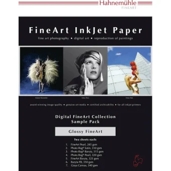Hahnemuhle Fine Art Glossy Testpack Φωτογραφικό Χαρτί A4 (21x30) για Εκτυπωτές Inkjet 14 Φύλλα 10640308