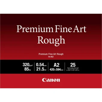 Canon FA-RG1 Φωτογραφικό Χαρτί Premium Fine Art Rough A2 320gr/m² για Εκτυπωτές Inkjet / Laser 25 Φύλλα 4562C005