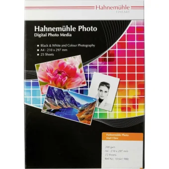 Hahnemuhle Photo Matt Fibre Φωτογραφικό Χαρτί A4 (21x30) 200gr/m² για Εκτυπωτές Inkjet 25 Φύλλα 10641900