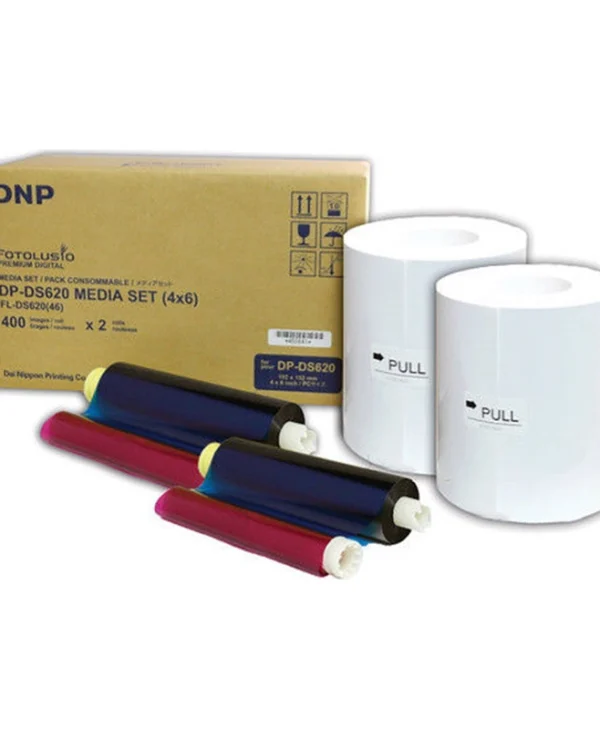 DNP DS 620 Media Kit Φωτογραφικό Χαρτί Gloss Ρολό (10x15) για Εκτυπωτές Zink 800 Φύλλα VM00189