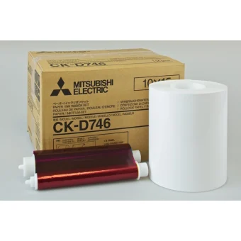 Mitsubishi Electric CK-D746 Γνήσια Μελανοταινία 10x15 cm 2x 400 Prints 2τμχ 485080