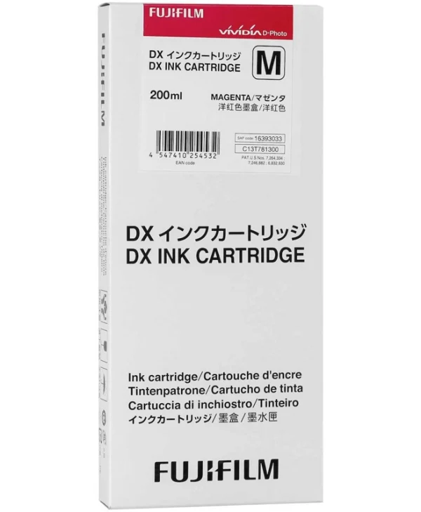 Fujifilm DX Magenta 200ml Γνήσιο Μελάνι Εκτυπωτή InkJet Ματζέντα (70100111583)
