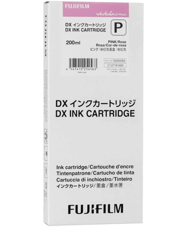 Fujifilm DX Pink 200ml Γνήσιο Μελάνι Εκτυπωτή InkJet Ροζ / Photo Κυανό (70100111587)