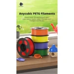 Anycubic PETG 3D Printer Filament 1.75mm Κόκκινο 1kg AHPERR-10 - Image 5