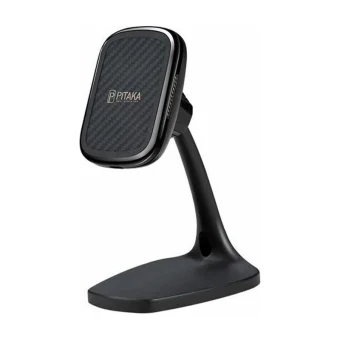 Pitaka MagEZ Mount Qi Βάση Γραφείου για Κινητό σε Μαύρο χρώμα DT1001B