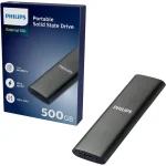 Philips FM02SS030P USB-C Εξωτερικός SSD 500GB 2.5" Γκρι FM50SS031P/00 - Image 2