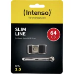Intenso Slim Line 64GB USB 3.0 Stick Μαύρο 3532490 - Image 3