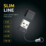 Intenso Slim Line 64GB USB 3.0 Stick Μαύρο 3532490 - Image 4