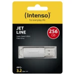 Intenso Jet Line 256GB USB 3.2 Stick Ασημί 3541492