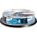 Philips Εγγράψιμα CD-R 52x 700MB Cake Box 10τμχ CR7D5NB10/00