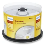 Philips Εγγράψιμα CD-R 52x 700MB 50τμχ CR7D5NB50/00