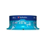 Verbatim Azo Εγγράψιμα CD-R 52x 700MB Cake Box 25τμχ 43352 - Image 3