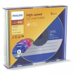 Philips Επανεγγράψιμα CD-RW 12x 700MB 5τμχ CW7D2CC05/00 - Image 3