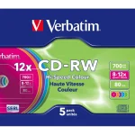 Verbatim Επανεγγράψιμα CD-RW 12x 700MB 5τμχ 43167