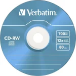 Verbatim Επανεγγράψιμα CD-RW 12x 700MB 5τμχ 43167 - Image 3