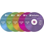 Verbatim Επανεγγράψιμα CD-RW 12x 700MB 5τμχ 43167 - Image 4