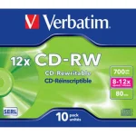 Verbatim Επανεγγράψιμα CD-RW 12x 700MB 10τμχ 43148 - Image 2