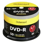 Intenso Εγγράψιμα DVD-R 16x 4.7GB Cake Box 50τμχ 4101155 - Image 3