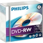 Philips Επανεγγράψιμα DVD-RW 4x 4.7GB 5τμχ DN4S4J05F/00 - Image 2