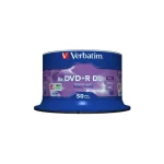 Verbatim Εγγράψιμα DVD+R 8x Dual Layer 8.5GB Cake Box 50τμχ 43758 - Image 2