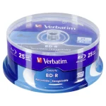 Verbatim Εγγράψιμα BD-R 6x 25GB Cake Box 25τμχ 43837