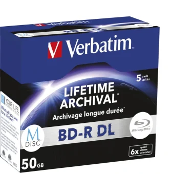 Verbatim M-Disc Εγγράψιμα BD-R 6x 50GB 5τμχ 43846