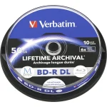 Verbatim M-Disc Εγγράψιμα BD-R 6x Dual Layer 50GB Cake Box 10τμχ 43847